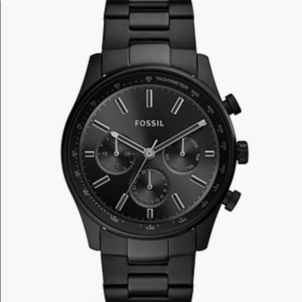 Fossil -Sullivan Stainless Steel watch. 44mm - NWT